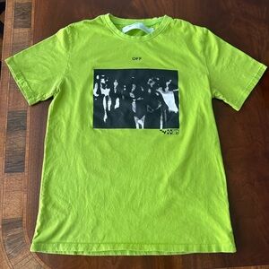 Off-White Kids Size Large Main Label Spray Paint Tee